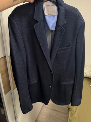 Americana Zara Man azul