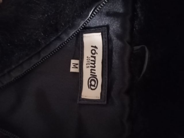 Chaqueta negra pelito Formula Joven