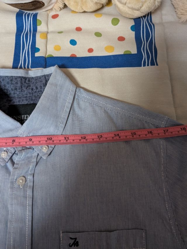 Camisa Inside azul rayas M