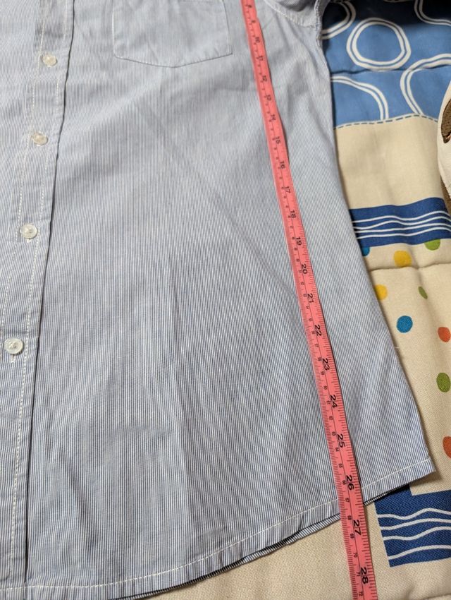 Camisa Inside azul rayas M