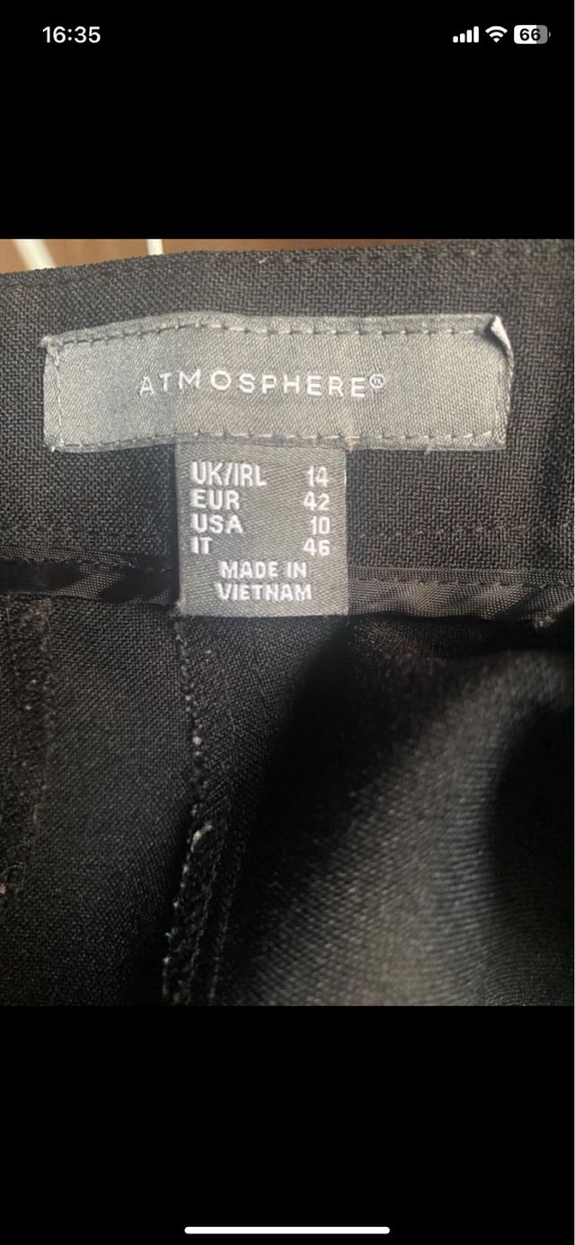 Pantalón negro mujer -talla XL