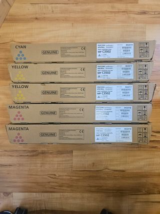 Toners Ricoh MP C3502 (Originales y Nuevos)