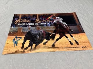 Foto firmada Andrés Romero