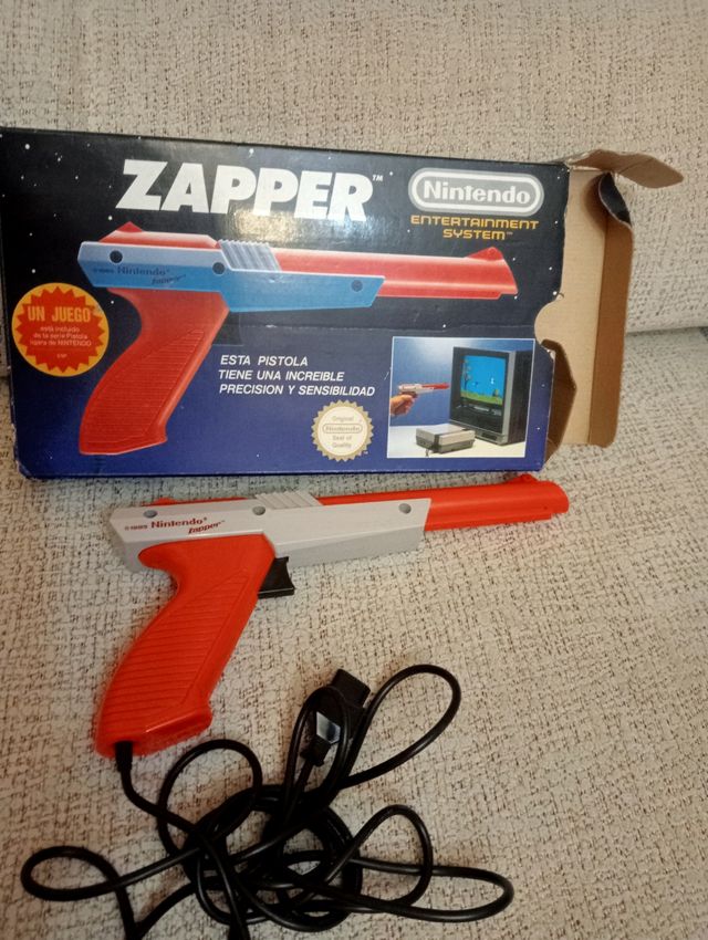 NES Nintendo - 2 juegos y pistola nintendo