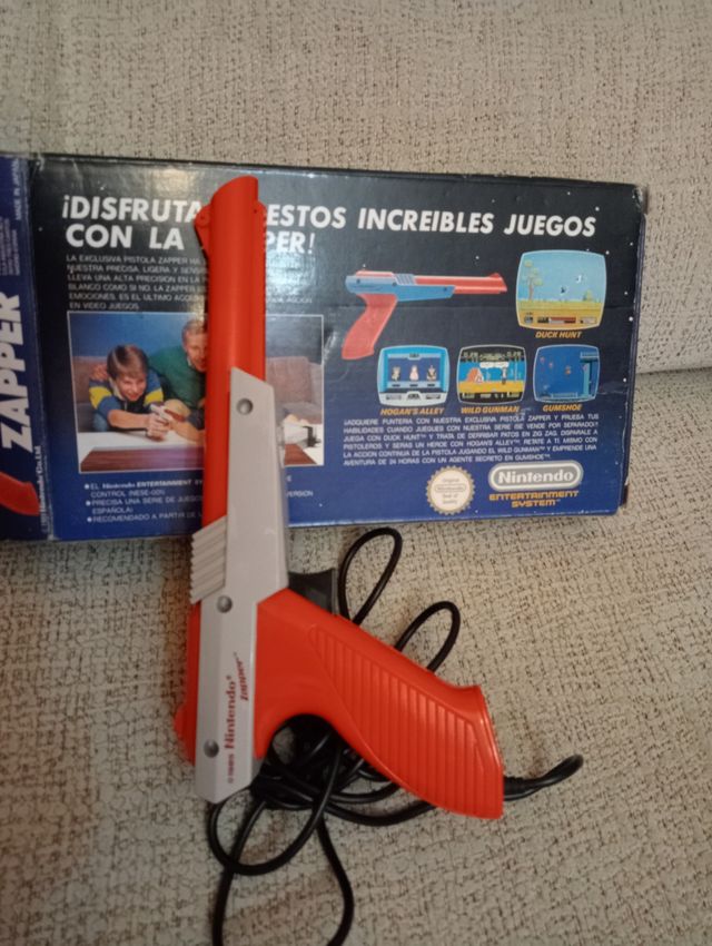 NES Nintendo - 2 juegos y pistola nintendo