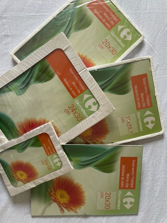 Marcos fotos transparentes sin estrenar