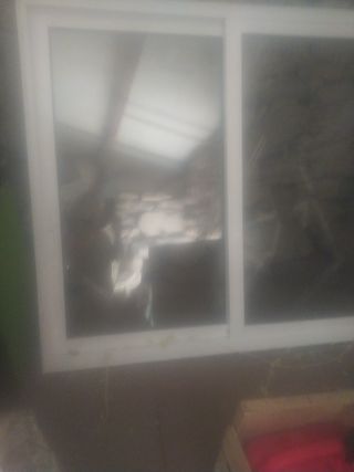 Ventana aluminio 2 hojas con marco