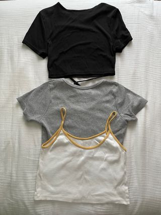 3 tops Pull&Bear - S/36/8
