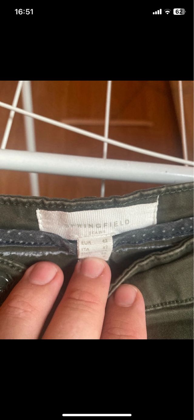 Pantalones mujer - Verde oliva