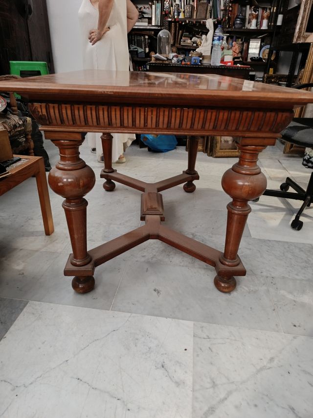 Mesa escritorio madera estilo francés