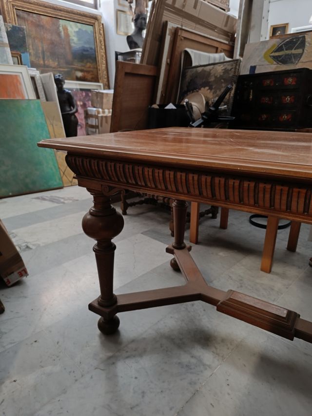 Mesa escritorio madera estilo francés