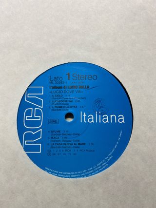 Lucio Dalla - Album LP