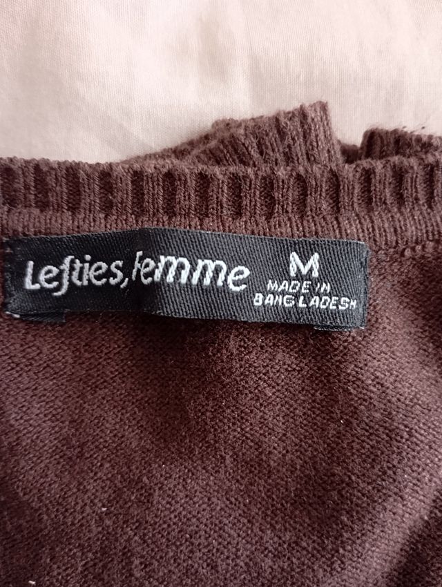 Jersey Lefties femme marrón talla M