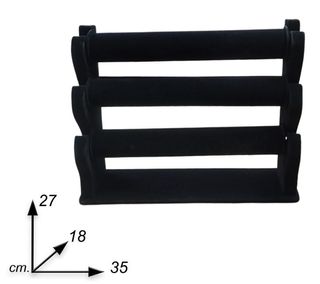 Espositore Gioielli 3 Livelli - Nero