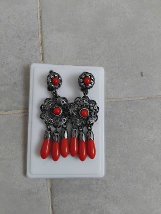Moda flamenca pendientes