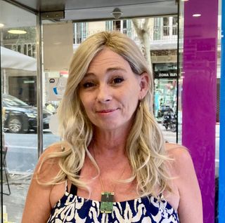 Peluca oncológica rubia marca STIMULATE (de Marvi)