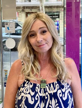 Peluca oncológica rubia marca STIMULATE (de Marvi)