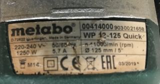 pulidora METABO WP 125