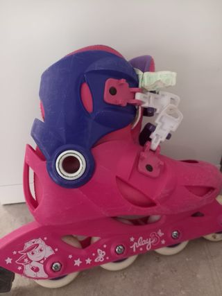 Patines Oxelo Play 3 niña rosa