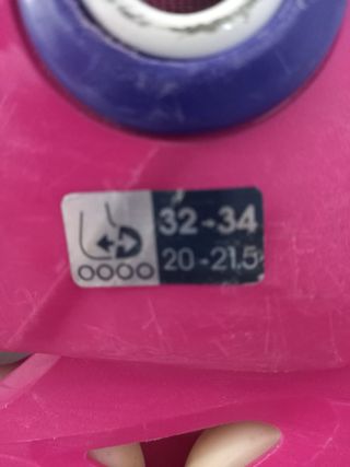 Patines Oxelo Play 3 niña rosa