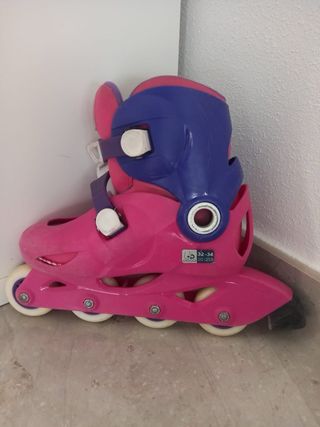 Patines Oxelo Play 3 niña rosa