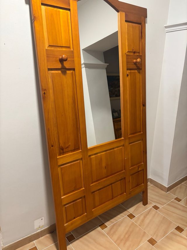 Espejo tocador madera maciza