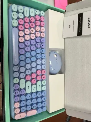 zienstar-Kit de Teclado y Ratón Español#900424