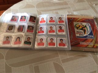 Álbum completo sin pegar mundial Sudafrica 2010