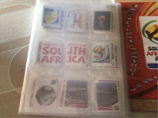 Álbum completo sin pegar mundial Sudafrica 2010
