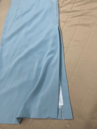 Vestito lungo azzurro