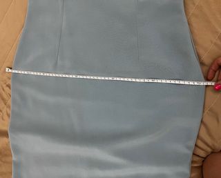 Vestito lungo azzurro