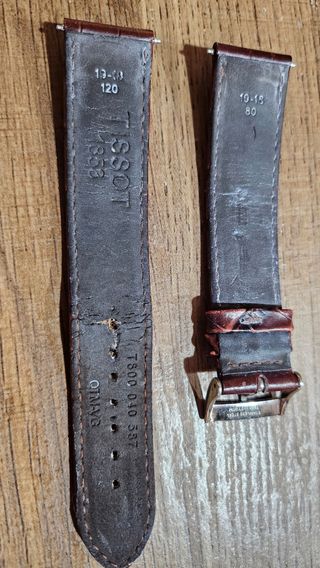 Correa Tissot piel marrón