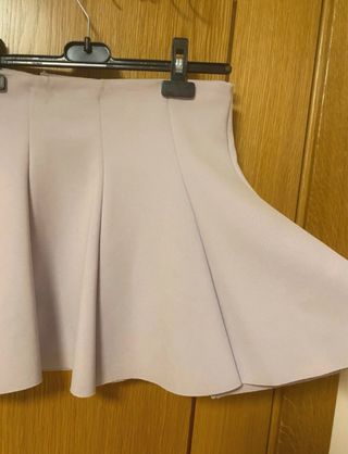 Falda midi malva - Talla S