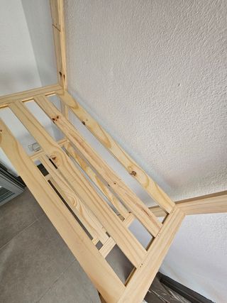 Estantería madera pino 4 baldas NUEVA