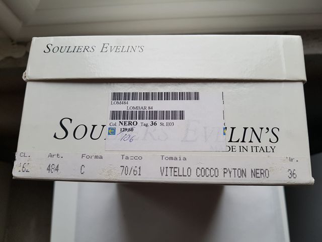 Scarpe da cerimonia Souliers Evelin's usate 3volte