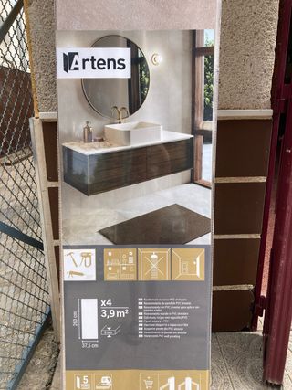 Revestimiento PVC Artens Gris - 3,9m2
