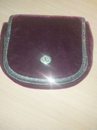 Bolso pequeño terciopelo morado