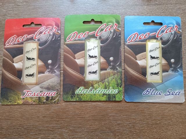 Ambientadores coche Deo-Car x3