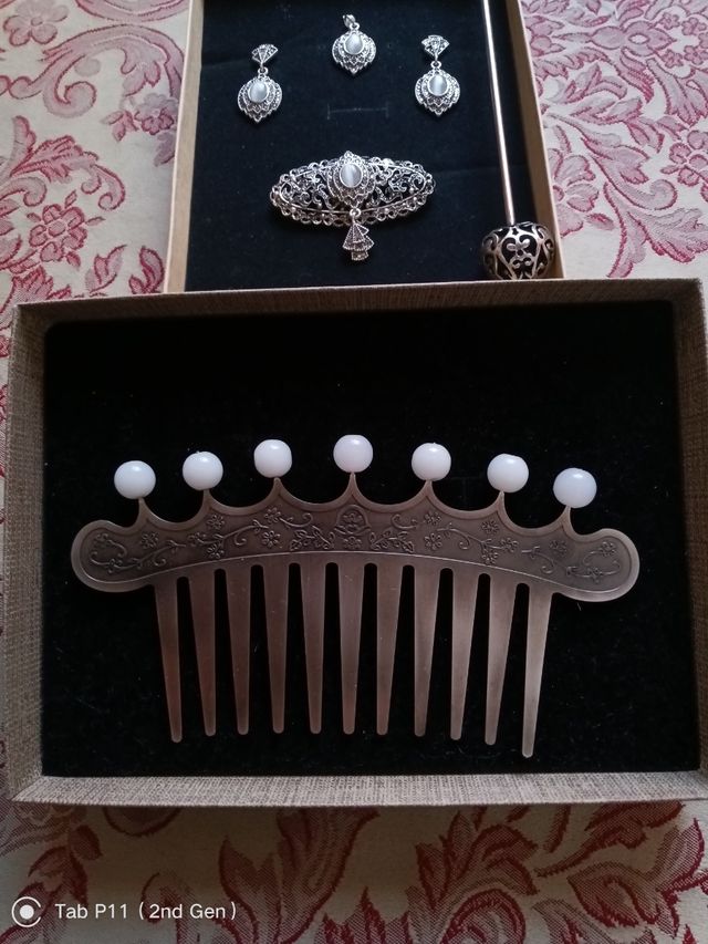 Lote para huertana en plata vieja falleral