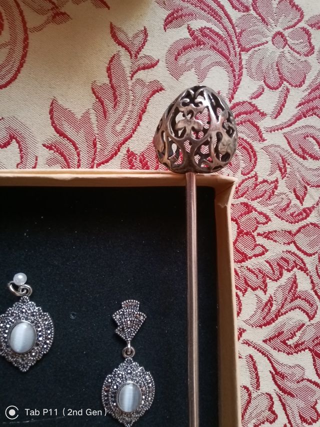 Lote para huertana en plata vieja falleral