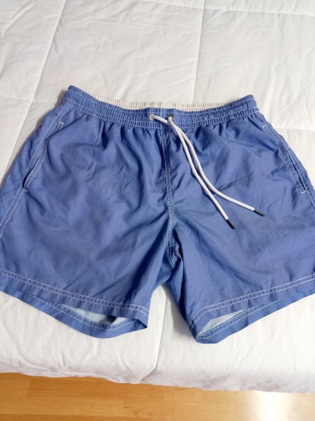 Bañador azul hombre