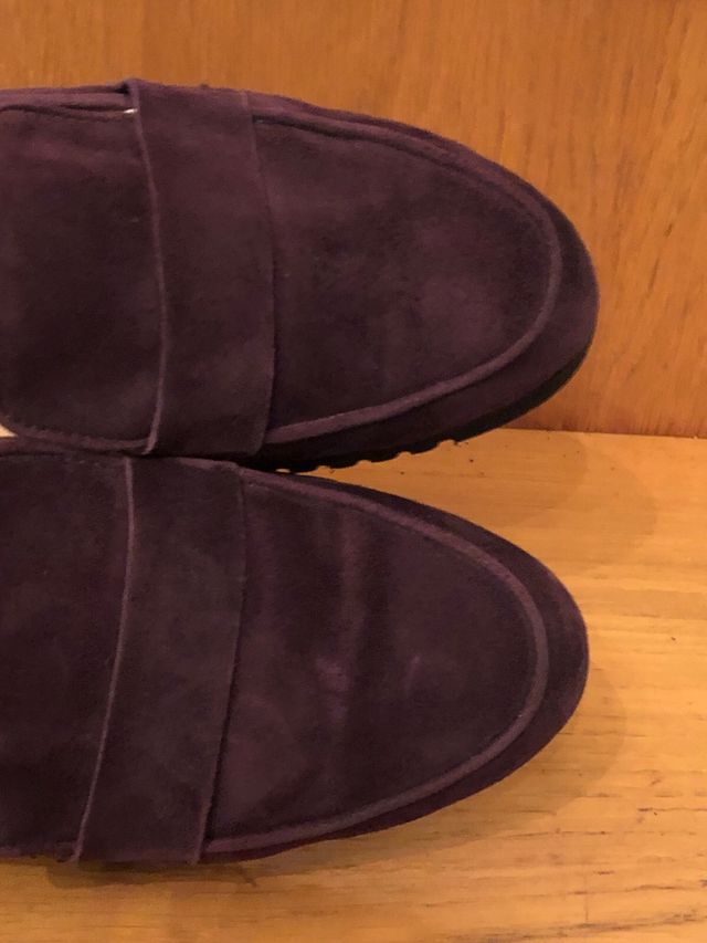 IL BORGO - Mocasines ante burdeos 38,5