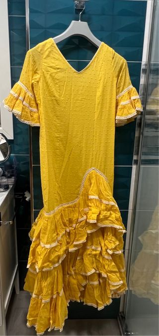 Vestido Flamenco amarillo