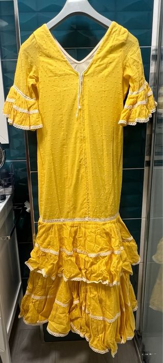 Vestido Flamenco amarillo