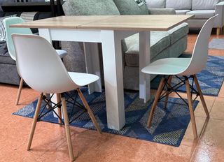 Mesa comedor extensible + 4 sillas
