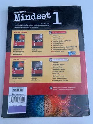 Inglés Burlington Mindset 1. Sólo venta en persona
