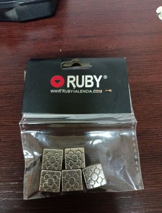 Abalorios plata RUBY - Joyería