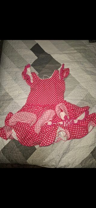 Vestido niña gitana lunares