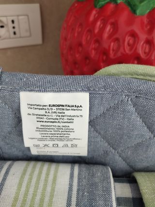 Set 6 pezzi: strofinacci + presine + portapane