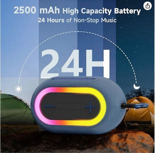 Altavoz Bluetooth Tisco 20W Azul